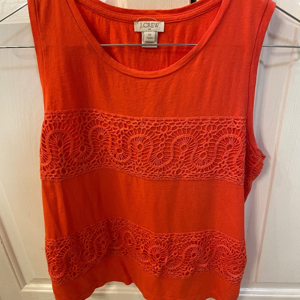 J Crew orange tank